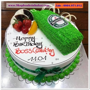 Bánh Sinh Nhật Hình Lon Bia Chai Rượu - LK21